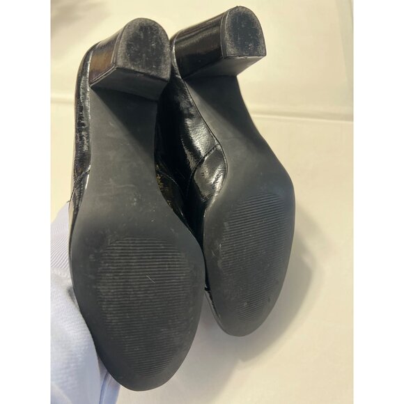 Vintage GNW Flex Patent Button Booties - Picture 9 of 10